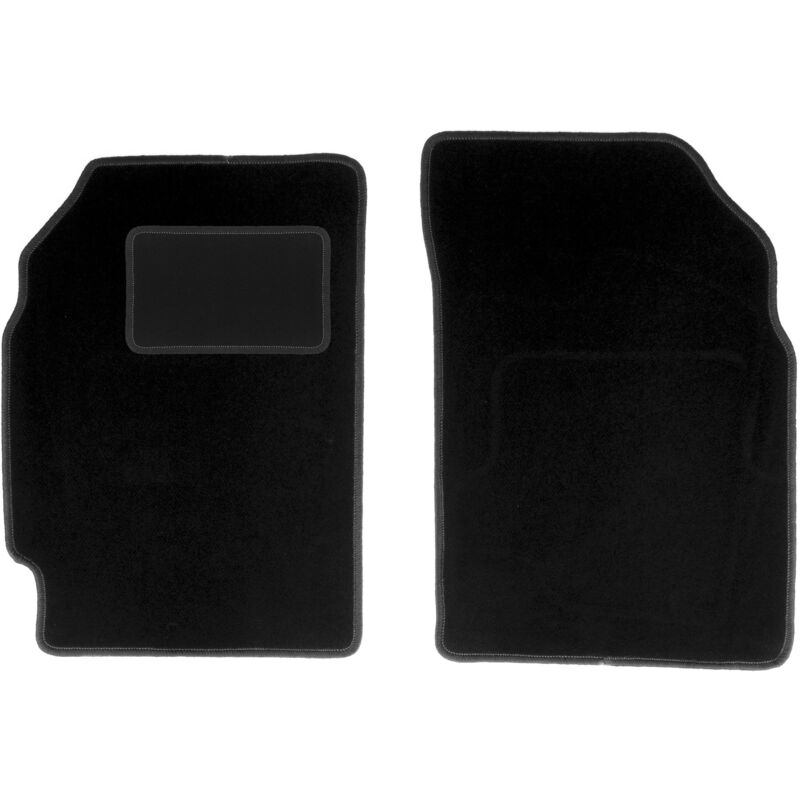 foto del prodotto tappetini anteriori neri per chevrolet spark iii m300 hatchback 2009 2015 