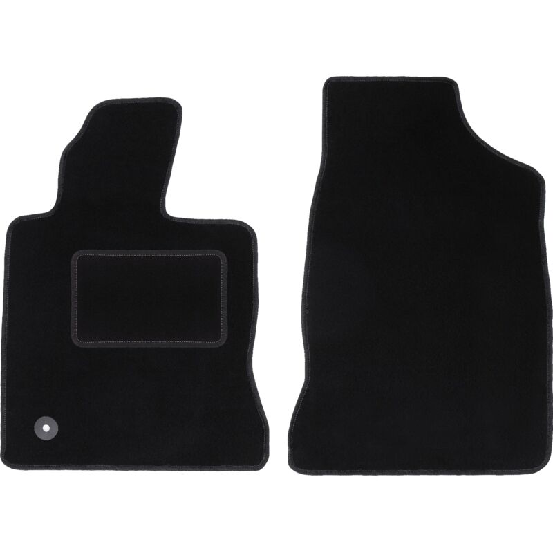 foto del prodotto tappetini anteriori neri per chrysler pt cruiser convertibile, hatchback 2000 2010 