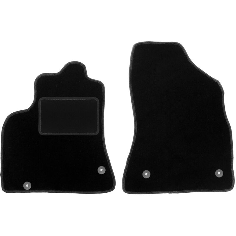 foto del prodotto tappetini anteriori neri per citroen berlingo ii 5 posti 2008 2018 