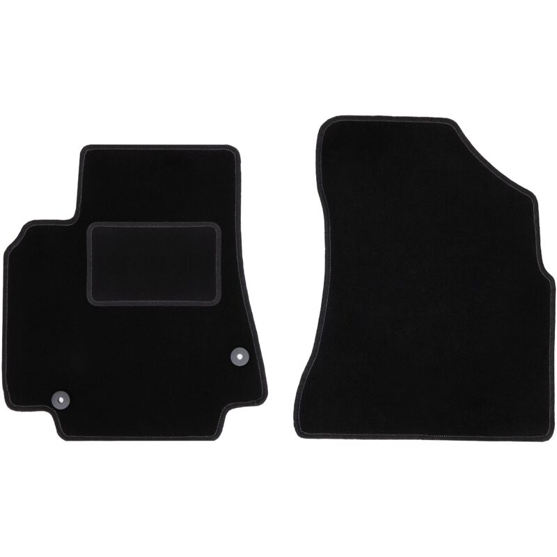 foto del prodotto tappetini anteriori neri per citroen berlingo ii kombivan, multispace, 5 posti 2008 2018 