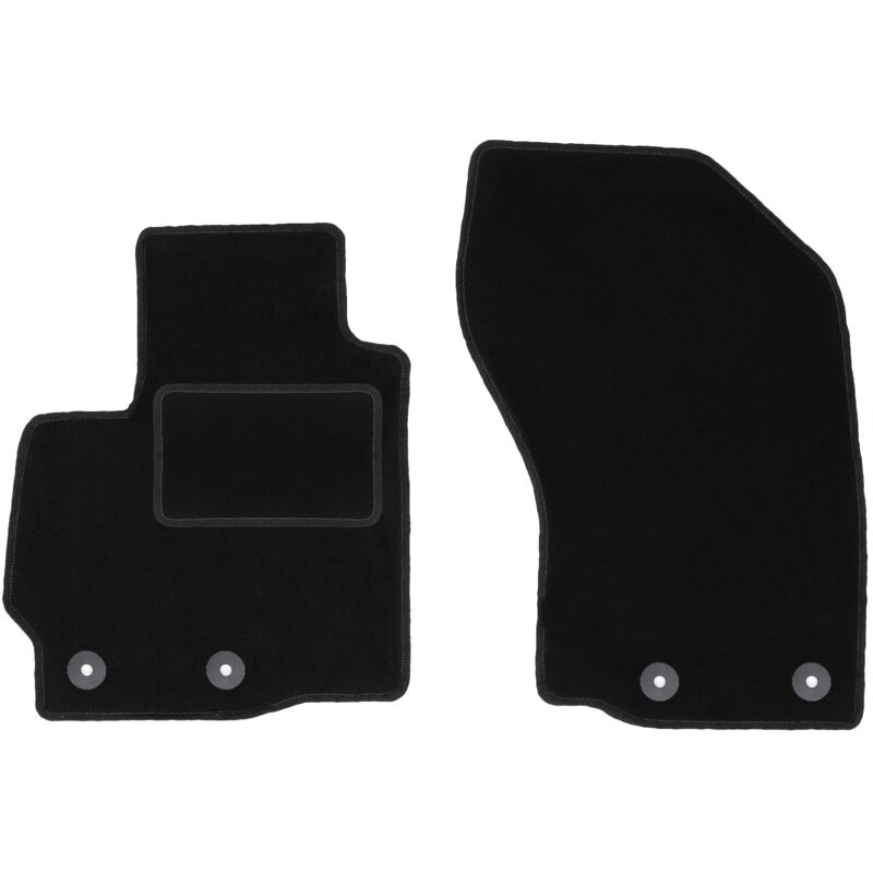 foto del prodotto tappetini anteriori neri per citroen c crosser crossover 2007 2012 