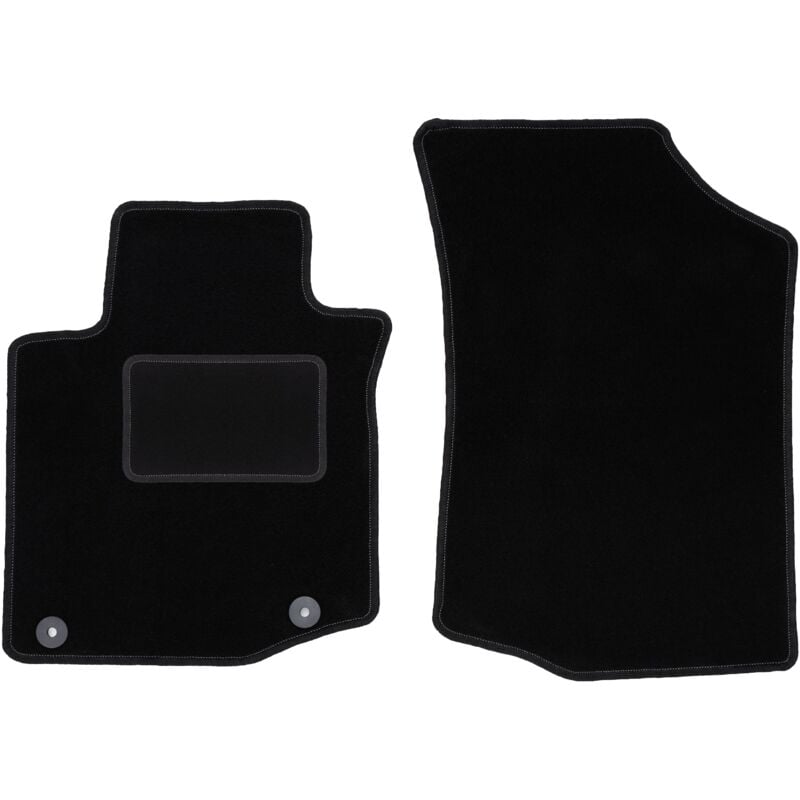 foto del prodotto tappetini anteriori neri per citroen c1 i hatchback 2005 2014 