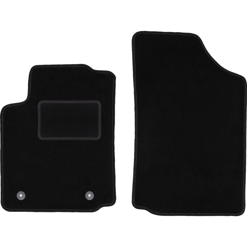 foto del prodotto tappetini anteriori neri per citroen c2 hatchback 2003 2009 