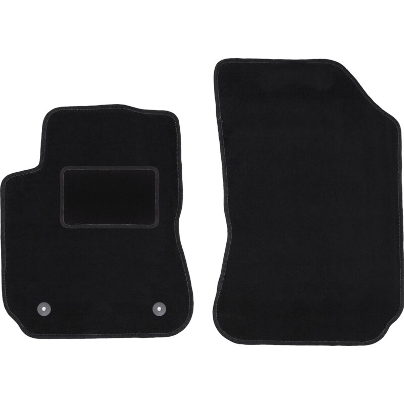 foto del prodotto tappetini anteriori neri per citroen c4 cactus crossover 2014 2018 