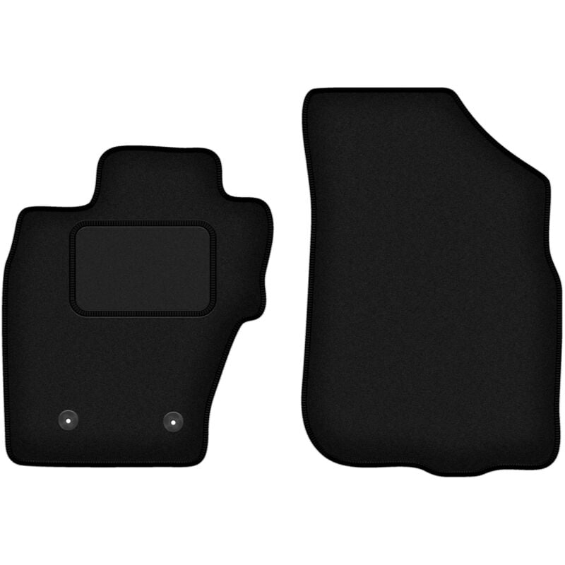 foto del prodotto tappetini anteriori neri per dacia duster i 4wd suv 2010 2018 