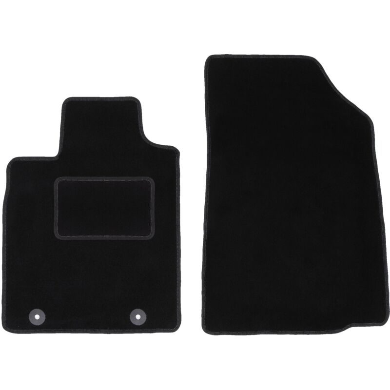 foto del prodotto tappetini anteriori neri per dacia sandero i hatchback, stepway 2008 2013 