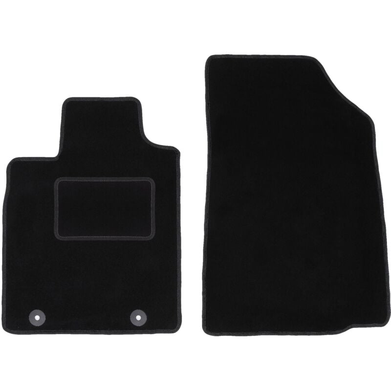 foto del prodotto tappetini anteriori neri per dacia sandero ii hatchback, stepway 2013 2019 