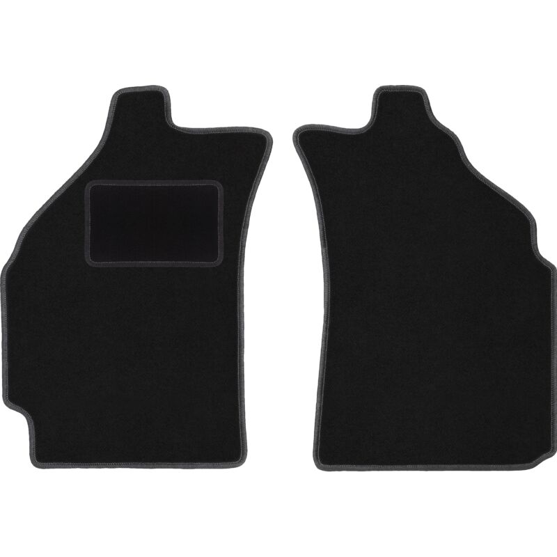 foto del prodotto tappetini anteriori neri per daewoo matiz hatchback 1997 2007 