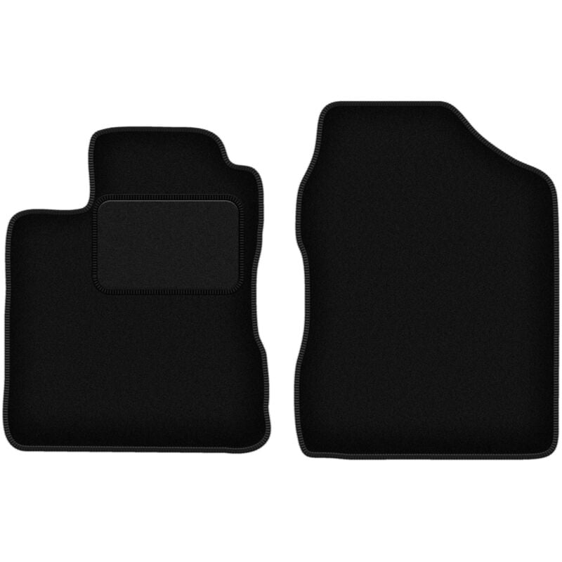 foto del prodotto tappetini anteriori neri per daihatsu cuore vi hatchback 2003 2007 
