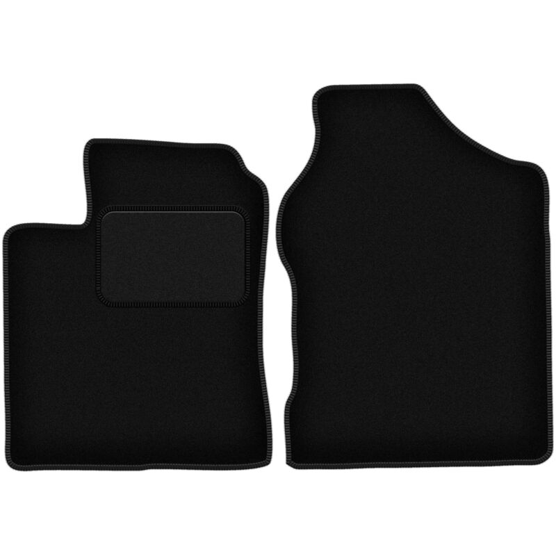 foto del prodotto tappetini anteriori neri per daihatsu trevis hatchback 2006 2009 