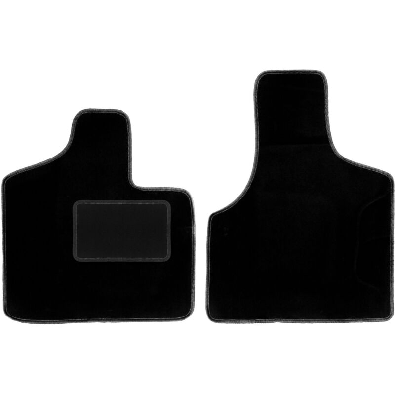 foto del prodotto tappetini anteriori neri per dodge caravan grand caravan iii 7 posti 2001 2007 