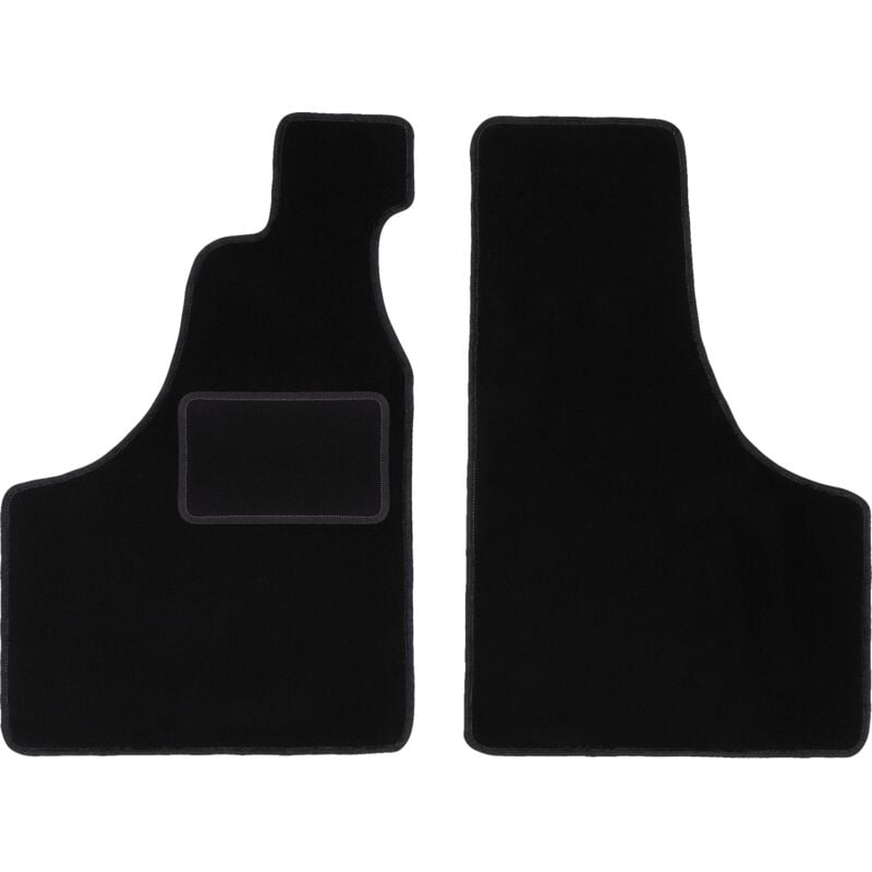foto del prodotto tappetini anteriori neri per fiat 126p n a 1973 2001 