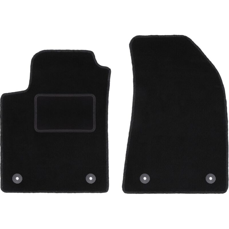 foto del prodotto tappetini anteriori neri per fiat bravo ii hatchback 2007 2012 