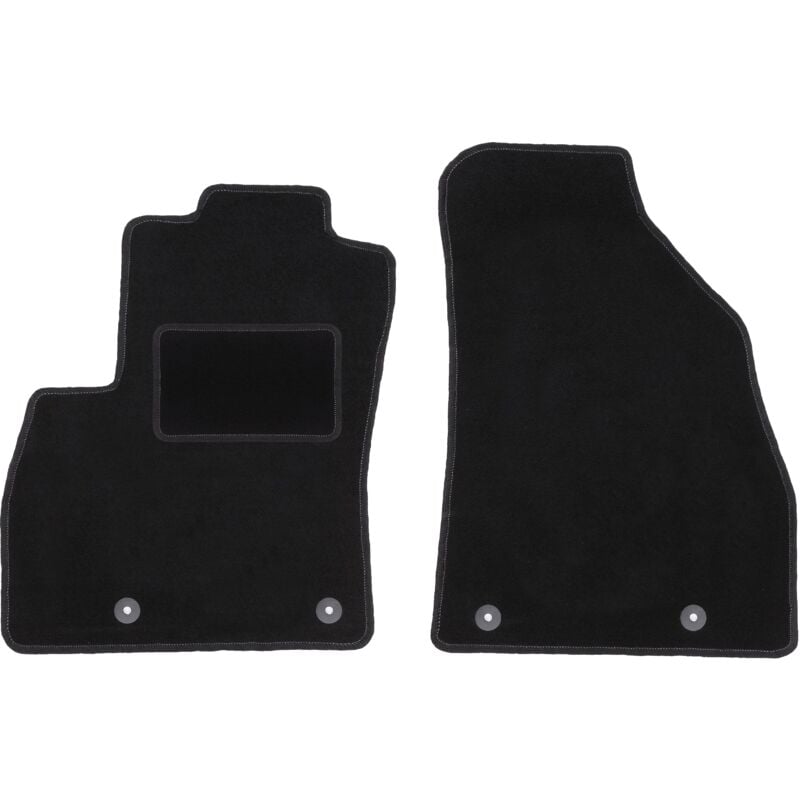 foto del prodotto tappetini anteriori neri per fiat fiorino iii kombivan 2007 2017 