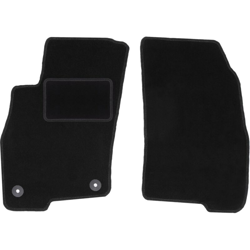 foto del prodotto tappetini anteriori neri per fiat grande punto hatchback 2005 2009 