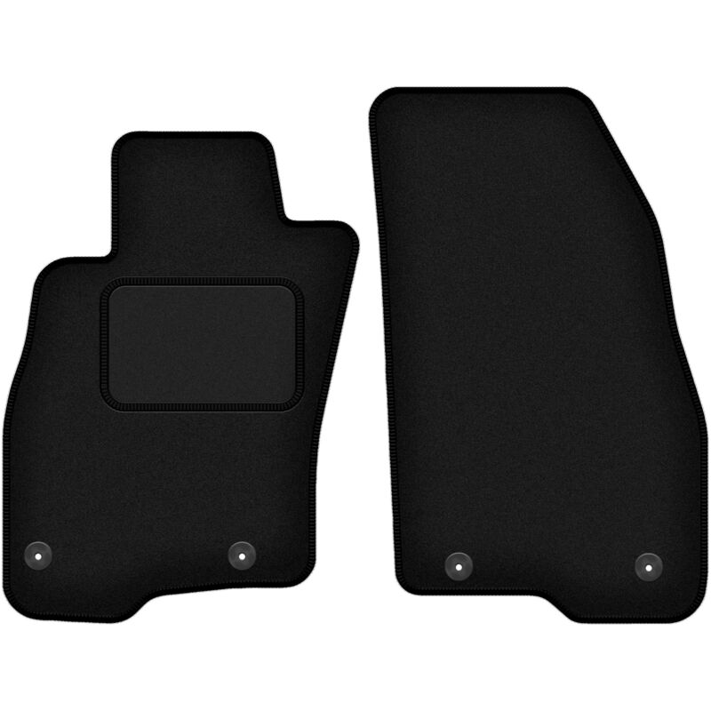 foto del prodotto tappetini anteriori neri per fiat punto 12 hatchback 2012 2018 
