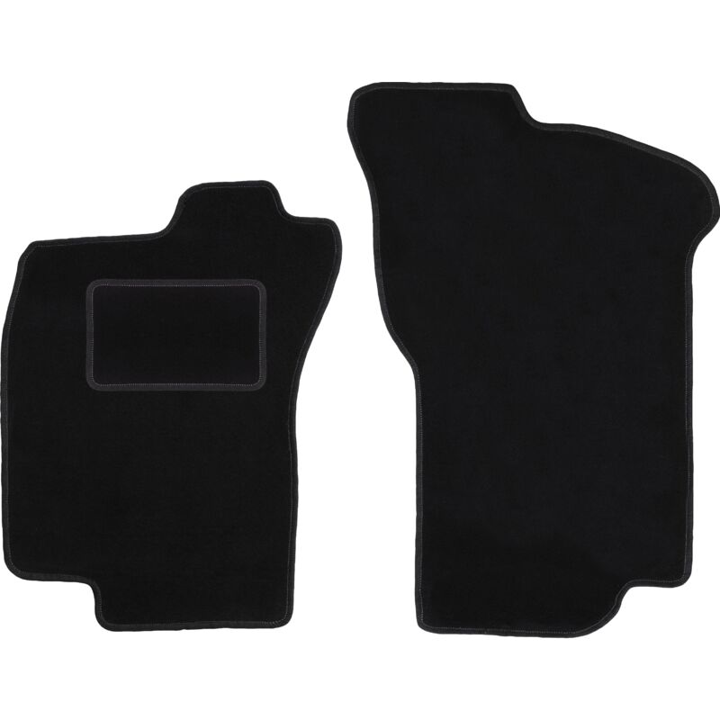 foto del prodotto tappetini anteriori neri per fiat tipo i hatchback 1988 1995 