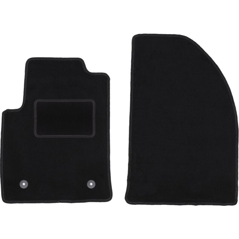 foto del prodotto tappetini anteriori neri per ford fiesta mk6 hatchback 2002 2010 