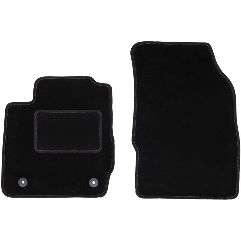 foto del prodotto tappetini anteriori neri per ford fiesta mk7 hatchback 2008 2011 