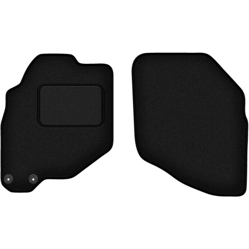 foto del prodotto tappetini anteriori neri per honda jazz ii hatchback 2002 2007 