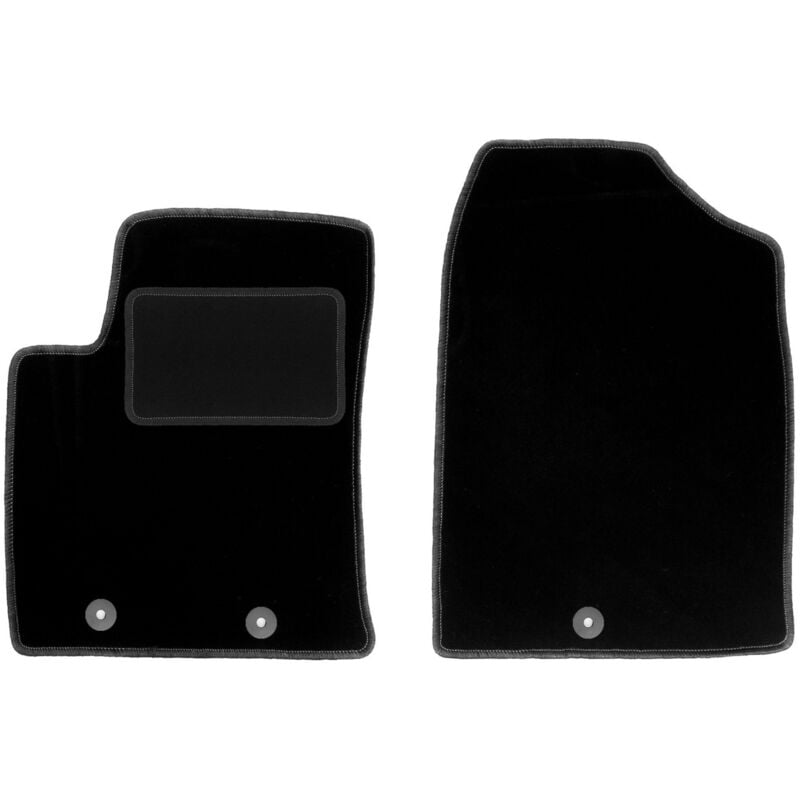 foto del prodotto tappetini anteriori neri per hyundai i10 ii hatchback 2013 