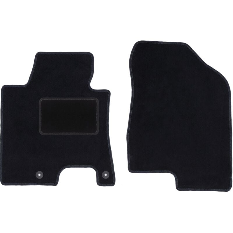 foto del prodotto tappetini anteriori neri per hyundai i30 ii hatchback, station wagon, wagon 2011 2017 