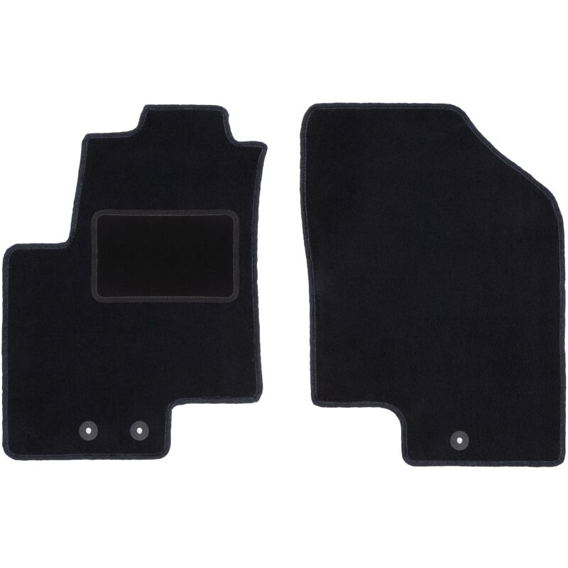 foto del prodotto tappetini anteriori neri per hyundai ix20 minivan 2010 2018 