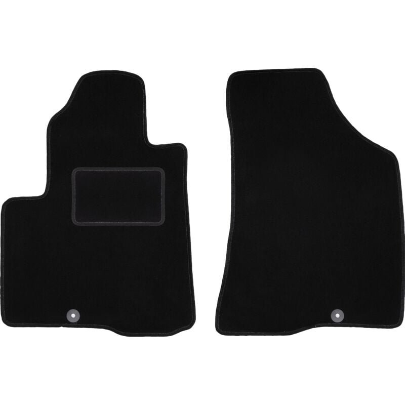 foto del prodotto tappetini anteriori neri per hyundai santafe ii suv 2006 2012 