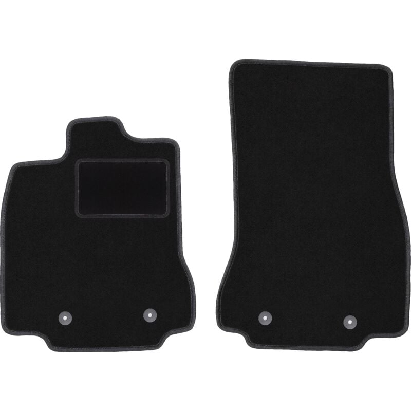 foto del prodotto tappetini anteriori neri per jaguar xf i 2wd x250 berlina, station wagon 2007 2015 