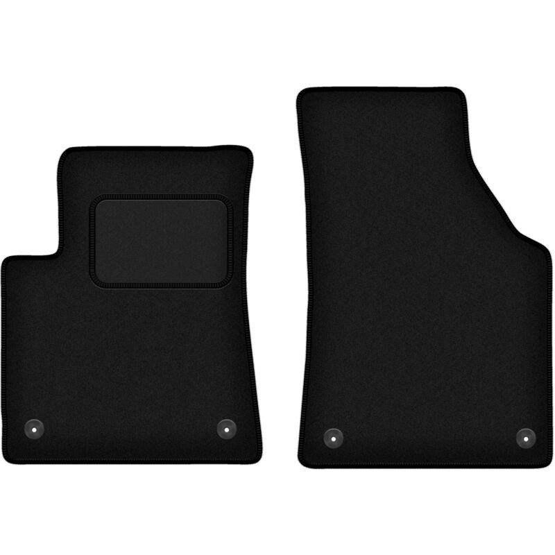 foto del prodotto tappetini anteriori neri per jeep cherokee kl suv 2013 