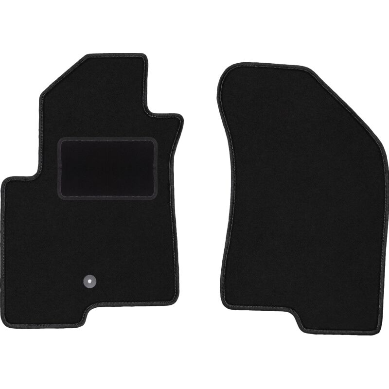 foto del prodotto tappetini anteriori neri per jeep compass mk49 suv 2007 2017 