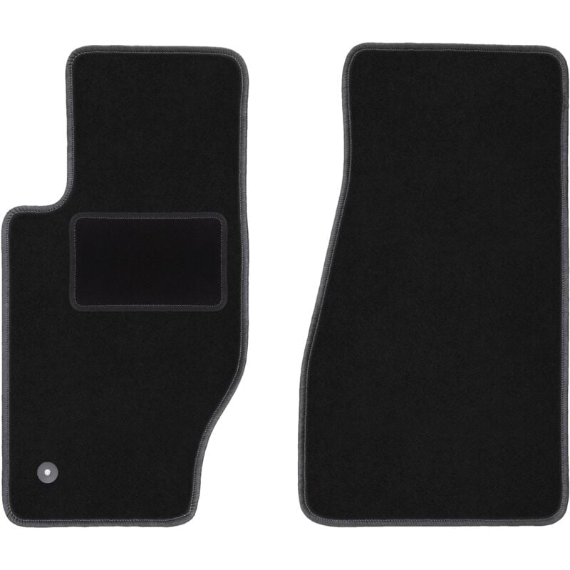 foto del prodotto tappetini anteriori neri per jeep grand cherokee iii wk off road 2005 2010 