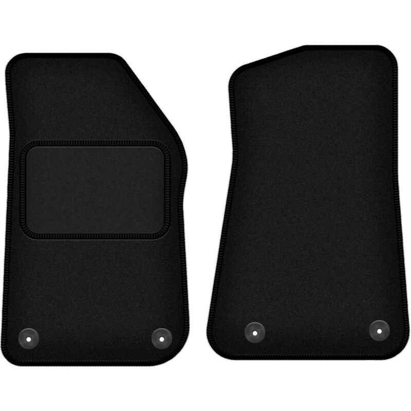 foto del prodotto tappetini anteriori neri per jeep wrangler jl 5 porte 2018 2023 