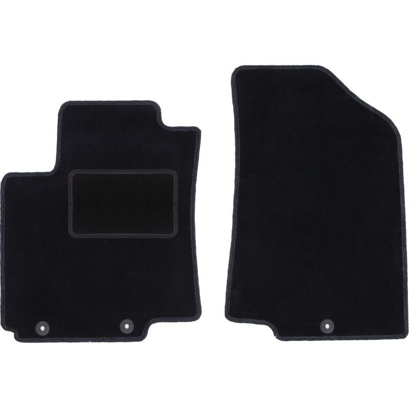 foto del prodotto tappetini anteriori neri per kia rio iii ub hatchback 2011 2017 