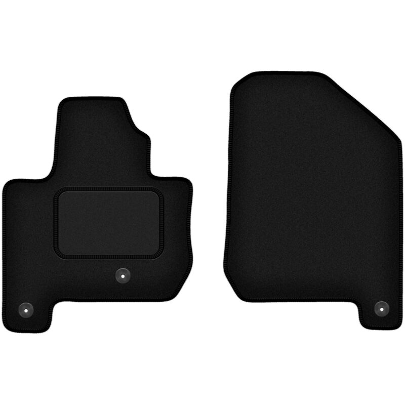 foto del prodotto tappetini anteriori neri per kia soul ev hatchback 2013 2019 