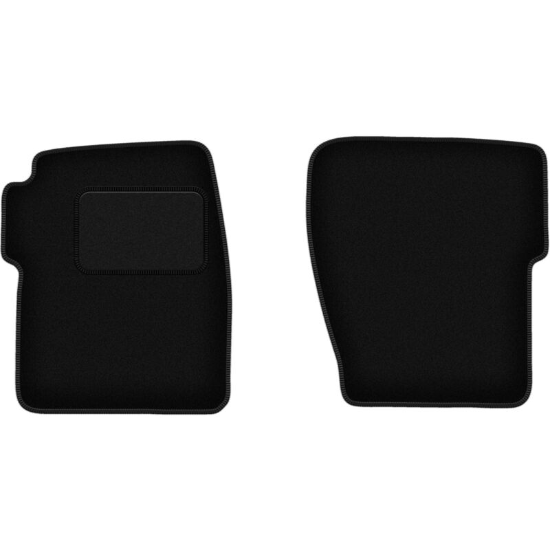 foto del prodotto tappetini anteriori neri per land rover discovery ii off road 1998 2004 