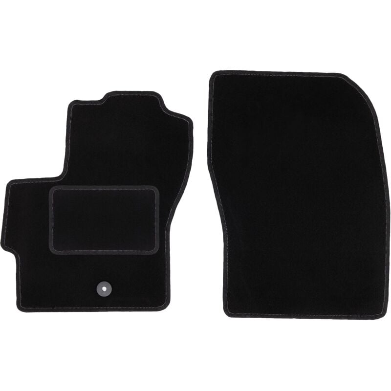 foto del prodotto tappetini anteriori neri per mazda 3 i bk hatchback 2003 2009 