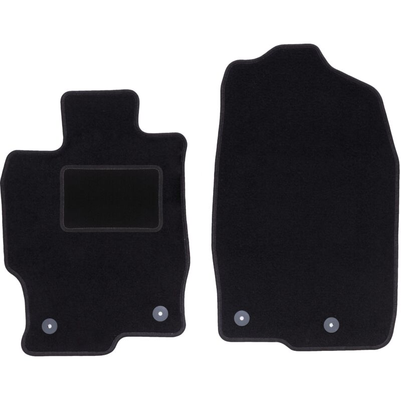 foto del prodotto tappetini anteriori neri per mazda 6 ii gh berlina, station wagon, liftback, hatchback 2007 2012 