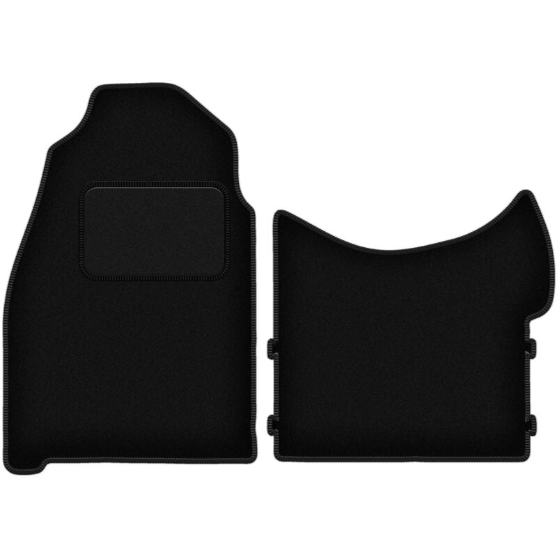 foto del prodotto tappetini anteriori neri per mercedes sprinter ii furgone per consegne 2006 2019 