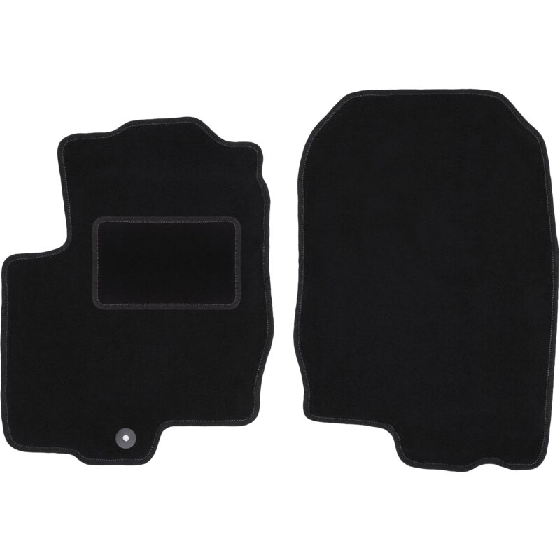 foto del prodotto tappetini anteriori neri per mitsubishi colt vi z30 hatchback 2004 2008 