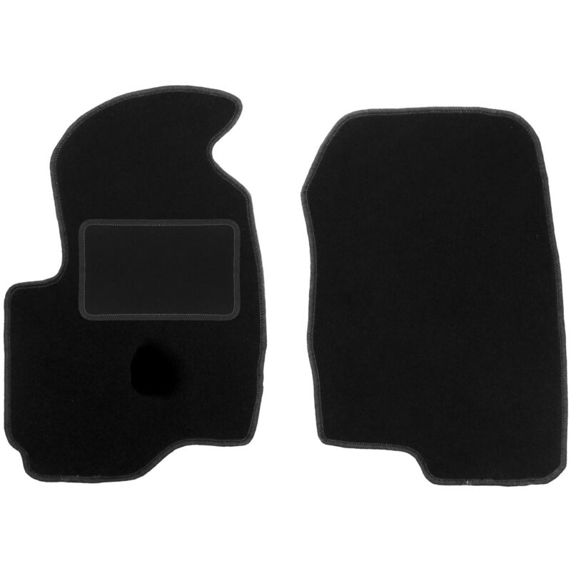 foto del prodotto tappetini anteriori neri per mitsubishi colt vii hatchback 2004 2008 