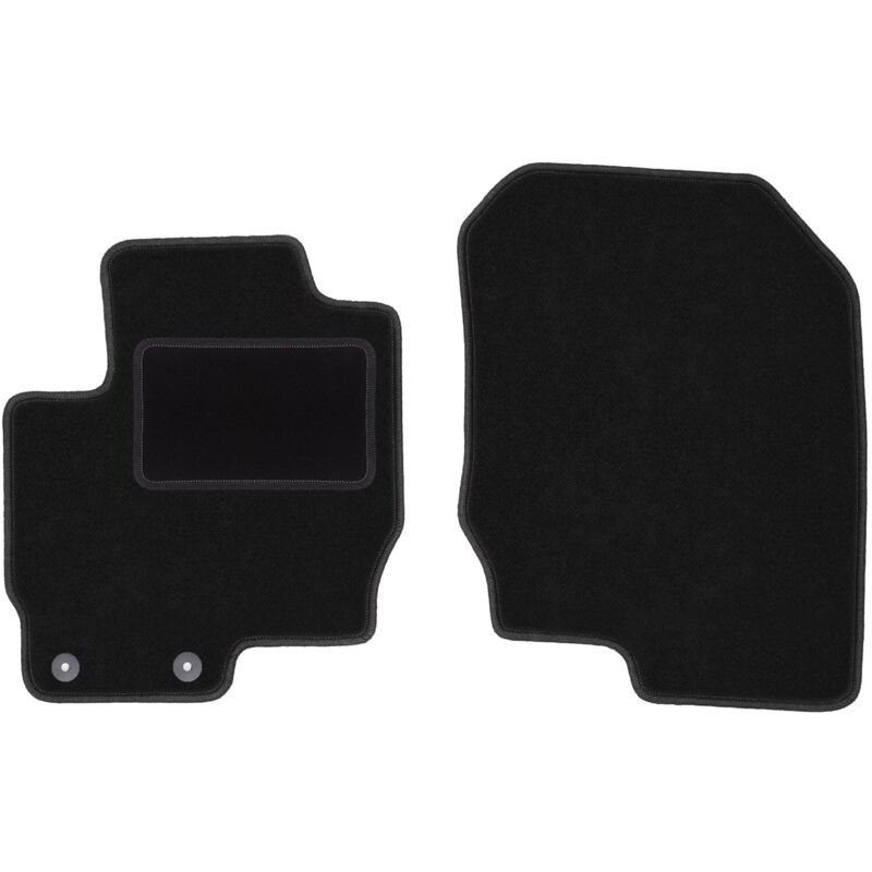 foto del prodotto tappetini anteriori neri per mitsubishi colt vii hatchback 2008 2012 