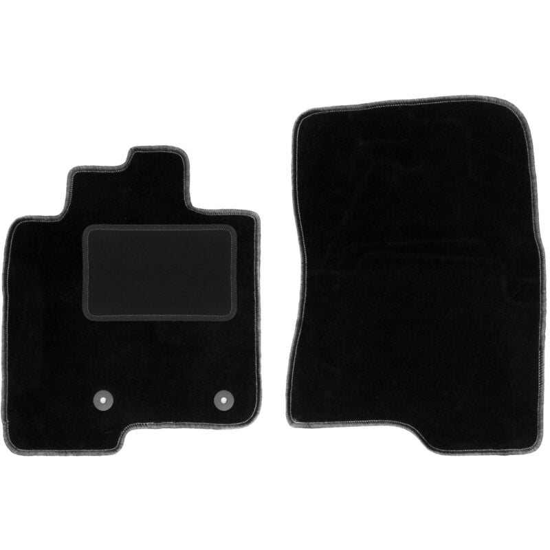 foto del prodotto tappetini anteriori neri per mitsubishi pajero iv corto 2006 2018 
