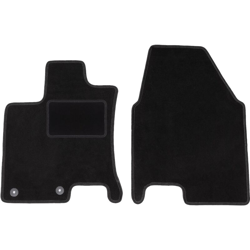 foto del prodotto tappetini anteriori neri per nisan qashqai 2 crossover 2008 2013 