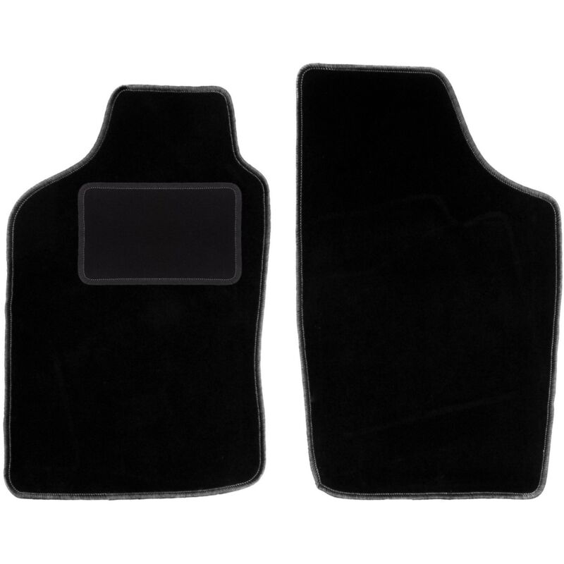 foto del prodotto tappetini anteriori neri per nissan micra k10 hatchback 1983 1991 