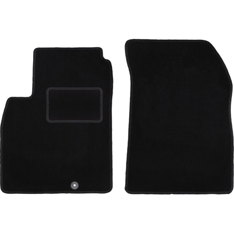foto del prodotto tappetini anteriori neri per nissan micra k13 hatchback 2010 2016 