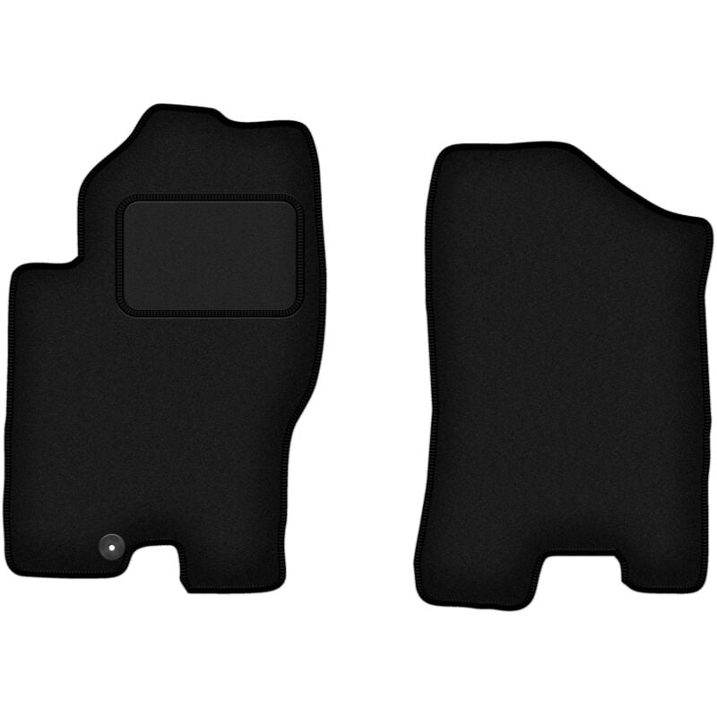 foto del prodotto tappetini anteriori neri per nissan pathfinder 7 posti prima del restyling 2005 2010 