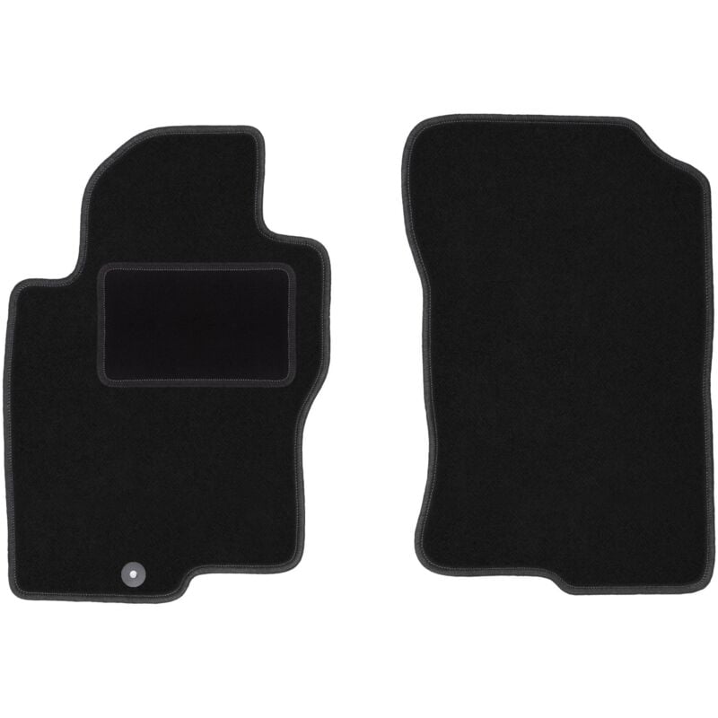 foto del prodotto tappetini anteriori neri per nissan pathfinder r51 suv 2005 