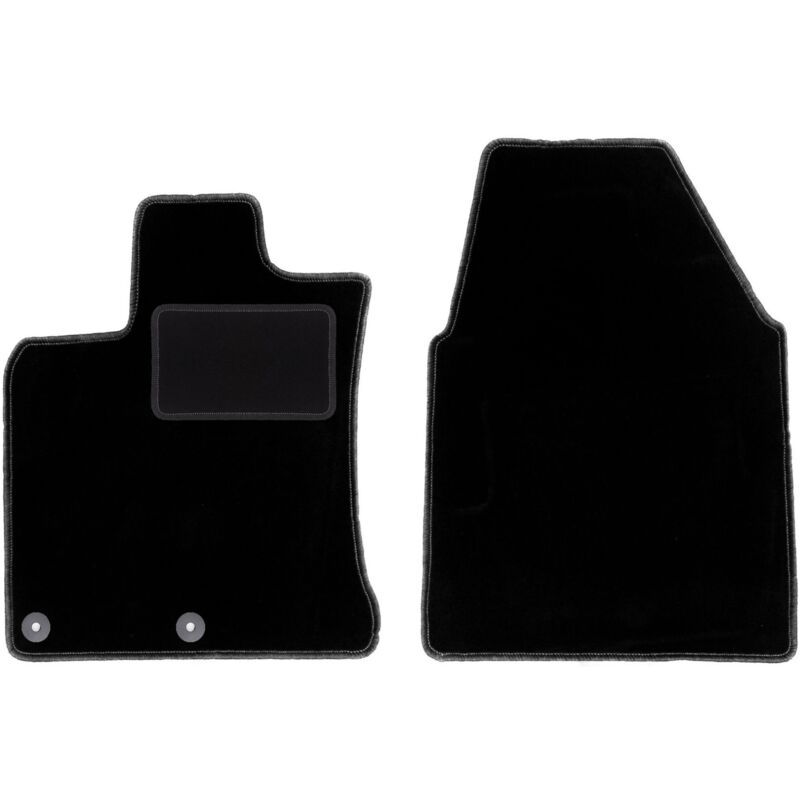 foto del prodotto tappetini anteriori neri per nissan qashqai i j10 crossover 2006 2013 