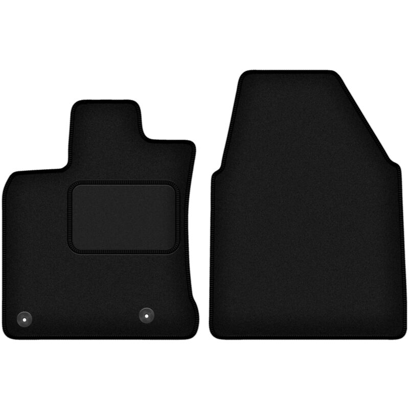 foto del prodotto tappetini anteriori neri per nissan qashqai i j10 largo crossover 2007 2013 